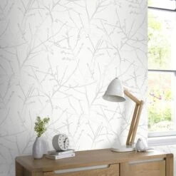 Superfresco Easy Vliesbehang Innocence Wit 33-275 -Thuisbehangwinkel 123 1075