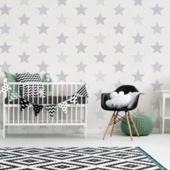 Superfresco Easy Vliesbehang Superster Zilver 100111 -Thuisbehangwinkel 123 1142