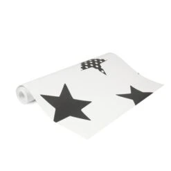 Superfresco Easy Vliesbehang Superster Zwart-wit 100110 -Thuisbehangwinkel 123 1214