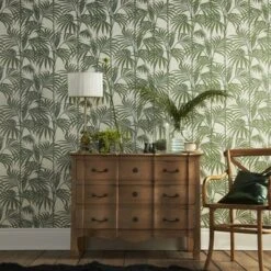 Vliesbehang Honolulu Palm Glitter Groen 32-969 8 Vliesbehang Honolulu Palm Glitter Groen 32-969 -Thuisbehangwinkel 123 1361
