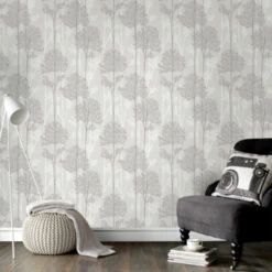 Superfresco Easy Vliesbehang Eternal Grijs 33-287 -Thuisbehangwinkel 123 1594