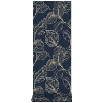 Boutique Vliesbehang Royal Palm Donkerblauw (111302) 4 Boutique Vliesbehang Royal Palm Donkerblauw (111302) - Afbeelding 4