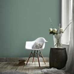 Superfresco Easy Vliesbehang Uni Groen 100559 -Thuisbehangwinkel 123 1750