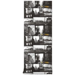 Superfresco Easy Vliesbehang New York Vergrijsd-geel 33-187 -Thuisbehangwinkel 123 1839