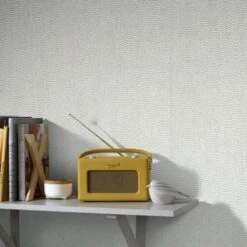 Boutique Vliesbehang Golfstructuur Zilver 104762 -Thuisbehangwinkel 123 1888