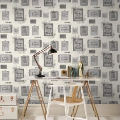 Superfresco Easy Vliesbehang Mooie Dag Grijs 101509 -Thuisbehangwinkel 123 189