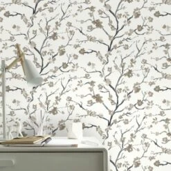 Superfresco Easy Vliesbehang Ushi Taupe-grijs 2256-21 -Thuisbehangwinkel 123 1991