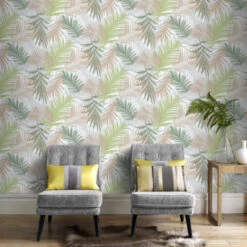 Boutique Vliesbehang Jungle Glam Groen-goud 104265 -Thuisbehangwinkel 123 2004