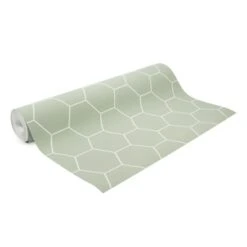 Superfresco Easy Vliesbehang Honingraat Groen 101811 -Thuisbehangwinkel 123 210