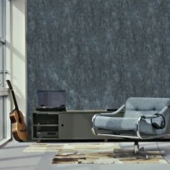 Superfresco Easy Vliesbehang Betonblokken Blauw 101667 -Thuisbehangwinkel 123 226