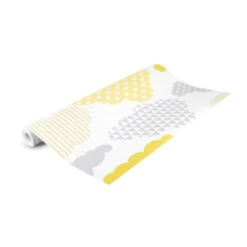 Superfresco Easy Vliesbehang Wolken Geel-grijs (108267) -Thuisbehangwinkel 123 274