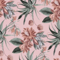 Superfresco Easy Vliesbehang Flowers Roze 114165