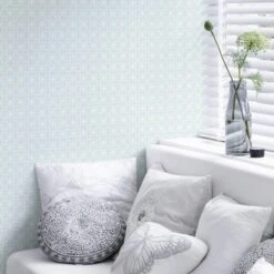 Vliesbehang Dessin Mint 547238 -Thuisbehangwinkel 123 367