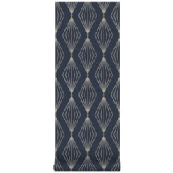 Boutique Vliesbehang Marquise Geo Donkerblauw (111312) -Thuisbehangwinkel 123 567