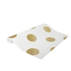 Superfresco Easy Vliesbehang Stippen Goud 100105 -Thuisbehangwinkel 123 582