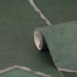 Fotobehang Tegels Jade Groen (105413) -Thuisbehangwinkel 123 673