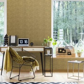 Superfresco Easy Vliesbehang Krokodil Okergeel 113306 2 Superfresco Easy Vliesbehang Krokodil Okergeel 113306 - Afbeelding 2