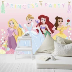 Vliesbehang Disney Princess Party 111386 -Thuisbehangwinkel 123 796