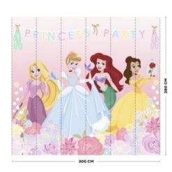 Vliesbehang Disney Princess Party 111386 -Thuisbehangwinkel 123 797