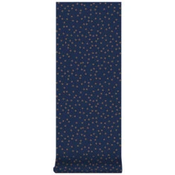 Superfresco Easy Vliesbehang Confetti Donkerblauw-koper (108561) -Thuisbehangwinkel 123 807