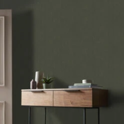 Boutique Textielbehang Groen (dessin 107382) -Thuisbehangwinkel 123 920