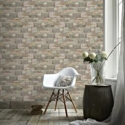 Contour Vliesbehang Zandsteen Beige 103916 -Thuisbehangwinkel 123 967